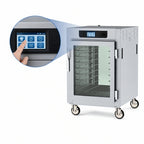 Thumbnail image #3 for Metro C5 C585-SFC-UPFC Controlled Temperature Holding Cabinet, 1/2-Height Pass-Thru, Glass Doors, Touchscreen, 8 Full-Size Sheet Pan Capacity