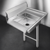 Thumbnail image #3 for 26 x 30-Inch Right-to-Left Soiled Dishtable with 9-Inch Backsplash and 20 x 20 Pre-Rinse Sink
