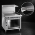 Thumbnail image #3 for Imperial Spec Series 36-Inch Heavy Duty Gas Griddle Range with Open Cabinet Base