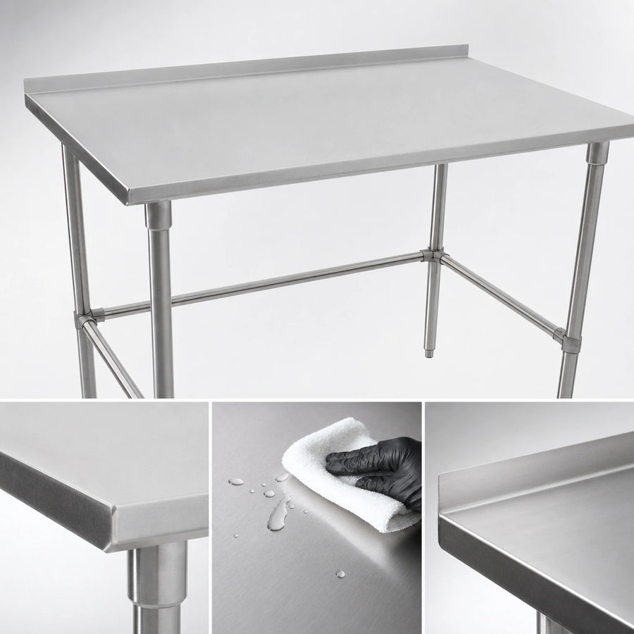 16-Gauge 300-Series Stainless Steel Top