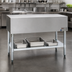 Thumbnail image #3 for Eagle Group SST-5 79-Inch Stainless Steel Utility Serving Counter with Open Base and Undershelf