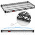 Thumbnail image #3 for Eagle Group Stand-Outs Decorative 60 Inch x 24 Inch Wire Shelf with QuadTruss, Black Epoxy Finish