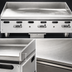 Thumbnail image #4 for Vulcan VMG48 Heavy-Duty Manual Gas Griddle, 48-Inch Countertop, 1-Inch Polished Steel Plate, 108,000 BTU