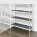 Thumbnail image #3 for Fermostock 4-Tier Polymer Shelving Expansion Kit, 68-in. W x 14-in. D x 83-in. H, 1 Upright