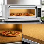Thumbnail image #4 for PizzaMaster PM 351ED-1DW Countertop Electric Stone Hearth Pizza Oven, 1 Chamber, Digital Controls, 752°F
