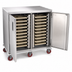 Thumbnail image #3 for Economy Enclosed Mobile Patient Tray Cart, 24-Tray, Two-Door, Stainless Steel