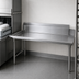 Thumbnail image #3 for Advance Tabco 83-Inch Left-Attach Straight Dish Table with 10-1/2-Inch Backsplash