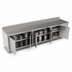 Thumbnail image #3 for John Boos Enclosed Work Table with Cabinet Base and 5-Inch Backsplash, 144 x 36 Inches