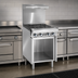 Thumbnail image #3 for Imperial Spec Series 24-Inch Heavy Duty Gas Add-A-Unit Floor Range with Two Hot Tops and Open Cabinet Base