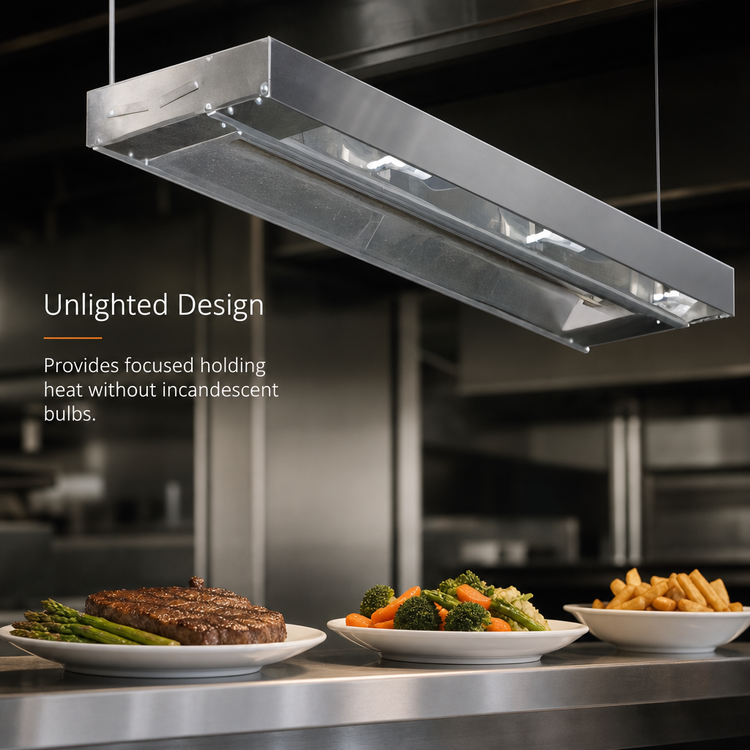 Product image #3 for Eagle RedHots 42-Inch Single Unlighted Rod-Type Strip Heat Lamp with Remote, 120V, 675W