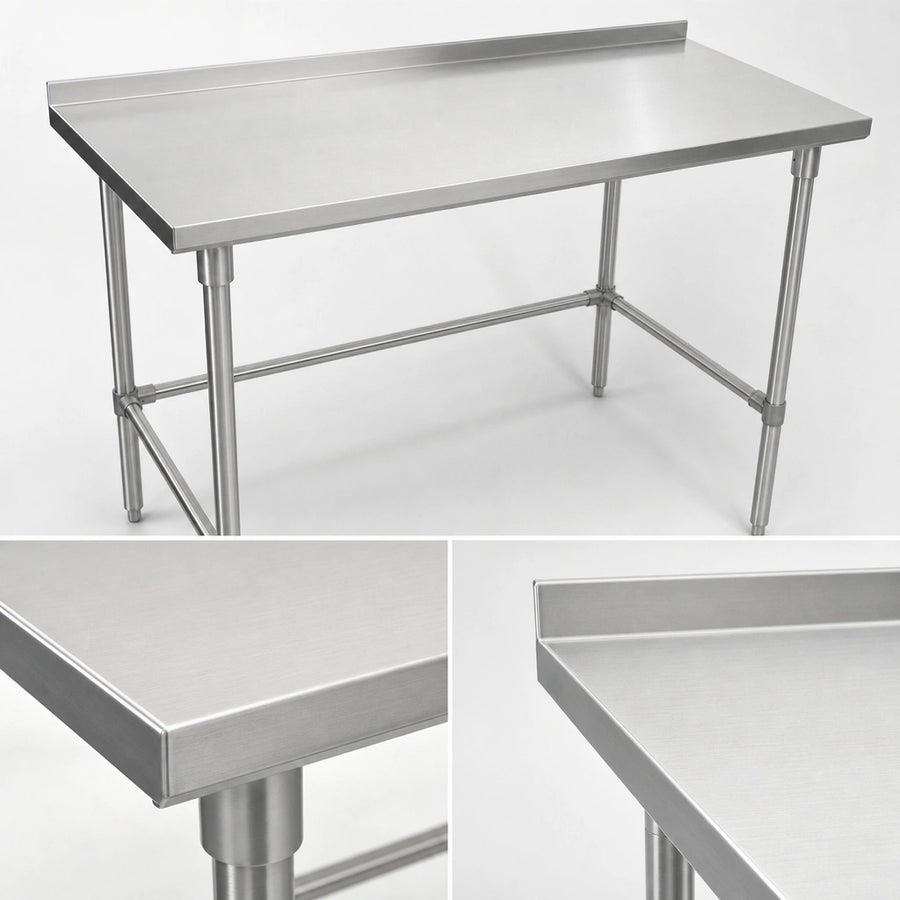 16-Gauge 300-Series Stainless Steel Top
