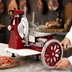 Thumbnail image #3 for Volano Trento Manual Flywheel Meat Slicer with 14-9/16-Inch Carbon Steel Blade