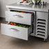 Thumbnail image #3 for Beverage-Air 48-Inch Worktop Cook Stand Freezer with 2 Drawers, Stainless Steel, Self-Contained R290 Refrigeration