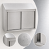 Thumbnail image #3 for Eagle Group 54-Inch Wall-Mounted 304 Stainless Steel Wall Cabinet with Sliding Doors