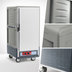 Thumbnail image #3 for Metro C5 3 Series 3/4 Height Heated Holding Cabinet with Solid Door, Fixed Wire Slides, Gray