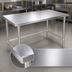 Thumbnail image #3 for John Boos Stallion 60-Inch x 24-Inch Stainless Steel Work Table with Safety Edge
