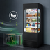 Thumbnail image #3 for Vertical Air Curtain Merchandiser Refrigerator, 30 Inch W, Glass Sides, 4 Shelves, Self-Contained R290