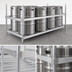 Thumbnail image #3 for John Boos Aluminum Rear Keg Strap for 60-Inch W x 20-Inch D Keg Rack