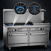 Thumbnail image #3 for Southbend Ultimate 60-Inch Gas Restaurant Range with 2 Open Burners, 48-Inch Griddle, Standard Oven, and Convection Oven