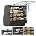 Thumbnail image #3 for Structural Concepts Fusion 123-3/8-Inch Wide Refrigerated Service Case with Vertical Swing-Out Front Glass and Rear Sliding Doors