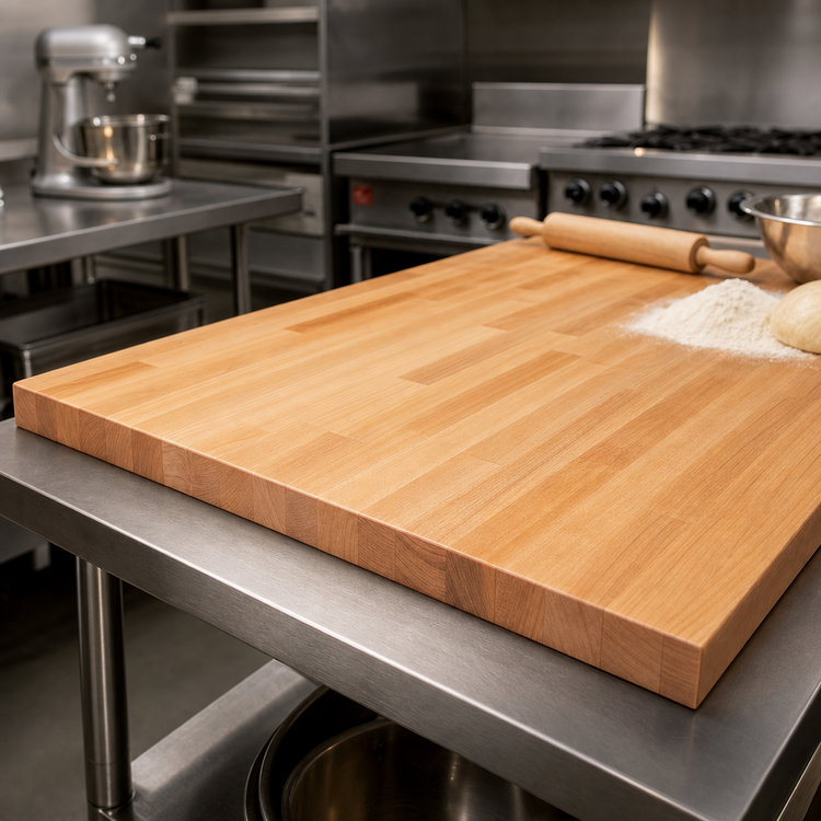 Product image #3 for John Boos 48-Inch x 30-Inch Edge Grain Laminated Northern Hard Rock Maple Work Table Top