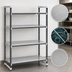 Thumbnail image #3 for Cambro Camshelving Elements XTRA 4-Tier Stationary Solid Polymer Shelving Starter Unit, 72