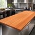 Thumbnail image #3 for Boos Block American Cherry Edge Grain Kitchen Countertop, 144 x 42 x 3 Inches, Oil Finish