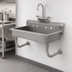 Thumbnail image #3 for Advance Tabco Multiwash Wall-Mounted Hand Wash Sink with Splash-Mount Faucet Provision, 40 Inch Wide