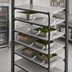Thumbnail image #3 for Cambro Camshelving Basics Plus Vented 5-Shelf Polymer Shelf Kit, 18 x 36, Brushed Graphite