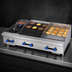 Thumbnail image #3 for Comstock-Castle 48-Inch Countertop Gas Char-Broiler/Griddle Combination, 30 x 21 Broiler, 18 x 21 Griddle, Lava Rock, 116,000 BTU