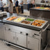 Thumbnail image #2 for Dinex ServeXpress DXPDME5PTSBH Mobile Electric 5-Well Hot Food Counter
