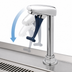Thumbnail image #3 for Single 8-Inch Deck-Mounted Pedestal Push-Back Glass Filler Faucet for Electric Water Coolers