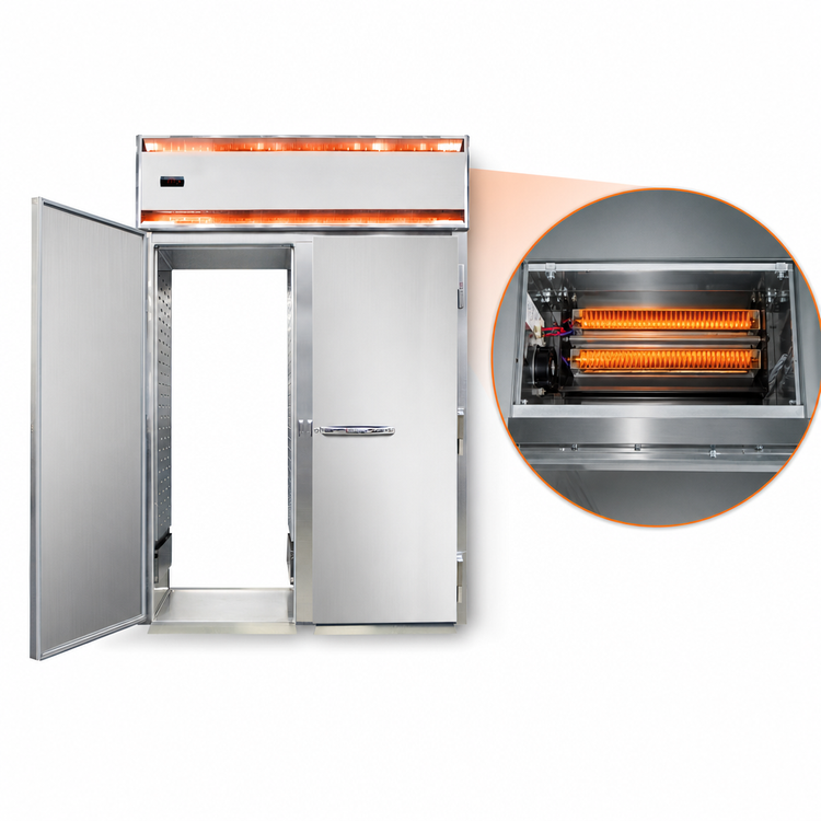 Product image #3 for Continental Refrigerator Designer Line DL2WI-SS-RT 2-Section Full-Height Roll-Thru Warmer