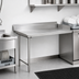 Thumbnail image #3 for Eagle Group Straight Clean Dishtable, 30 x 30 Inches, Right-to-Left Operation, 16/430 Stainless Steel Top