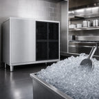 Thumbnail image #3 for Hoshizaki KM-1301SAJ3 Stackable Crescent Cube Ice Maker, Air-Cooled Self-Contained, 1,427 lb/Day, 48 Inch Wide