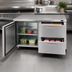 Thumbnail image #4 for Turbo Air PRO Series Two-Section Undercounter Freezer with Doors and Drawers, 17 Cu. Ft., Self-Contained, Stainless Steel