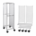 Thumbnail image #3 for Cres Cor Full-Height Mobile Knock-Down Utility Rack for 20 18 x 26 Inch Pans