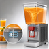 Thumbnail image #3 for Ugolini Arctic Deluxe Single Bowl Electric Juice Dispenser, 5.3 Gallon, 115V