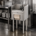 Thumbnail image #3 for Top Shelf Freestanding Underbar Hand Sink With Towel Dispenser, 18 Inch Wide, Stainless Steel