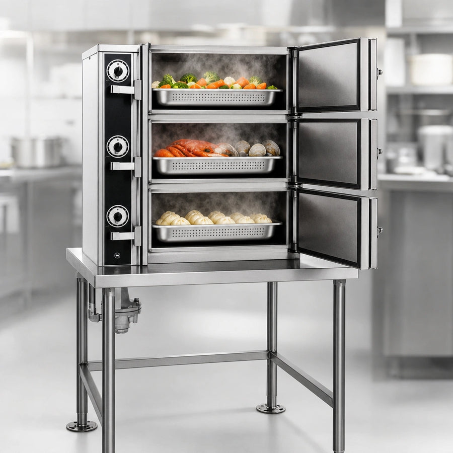 Three Cooking Compartments