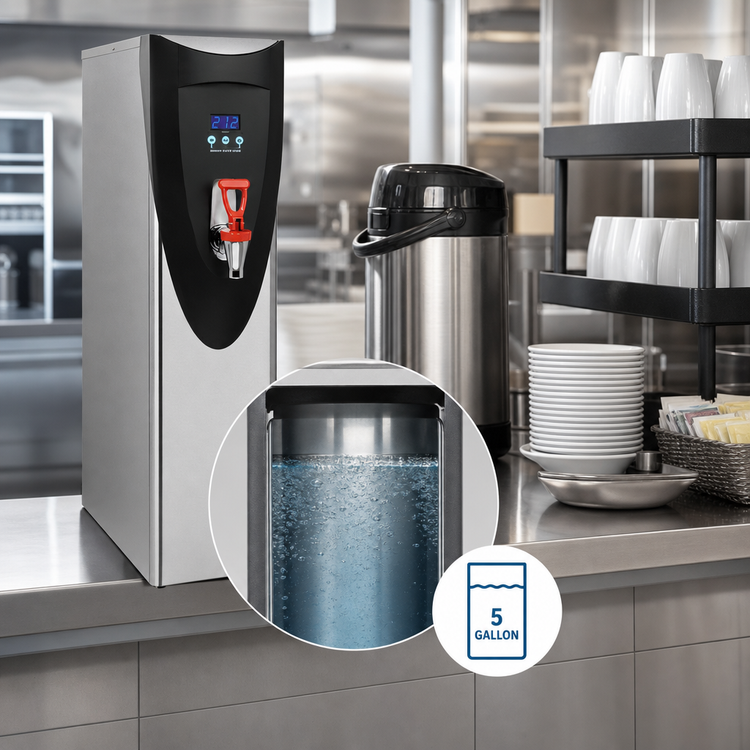 Product image #3 for BUNN H5X Element 5-Gallon Plumbed Automatic Fill Hot Water Dispenser, 240V