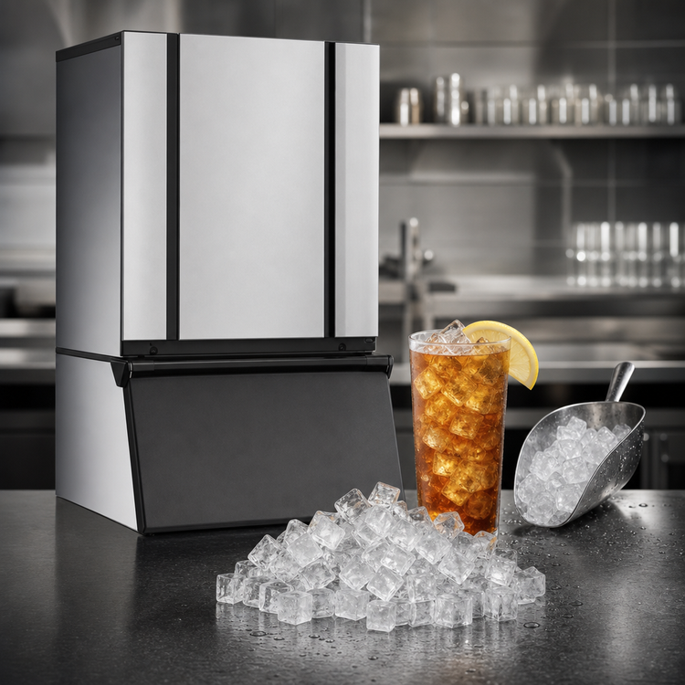 Product image #4 for Ice-O-Matic Elevation Series™ Half-Size Cube Modular Ice Maker, 22-Inch Wide, Water-Cooled
