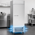 Thumbnail image #3 for Beverage-Air Vista® Series One-Section Bottom Mount Reach-In Refrigerator, 25.97 Cu. Ft., Solid Door