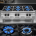 Thumbnail image #3 for RedHots Chef's Line 36-Inch 6-Burner Star Burner Natural Gas Countertop Hot Plate