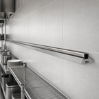 Thumbnail image #3 for Metro qwikTRAK BTS10NA Heavy-Duty 10-Foot Commercial Shelving Track Set