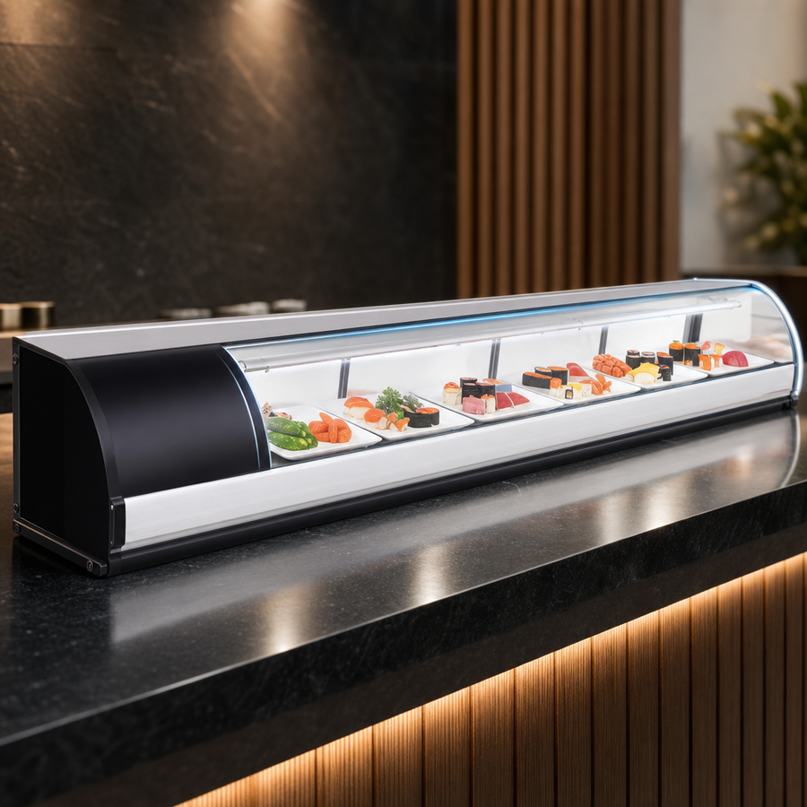 Curved Glass Display Front