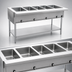 Thumbnail image #3 for Eagle Group DHT5-208-3 Electric Hot Food Table, Open Base, 5 Dry Wells, 79-Inch, 208V Three-Phase