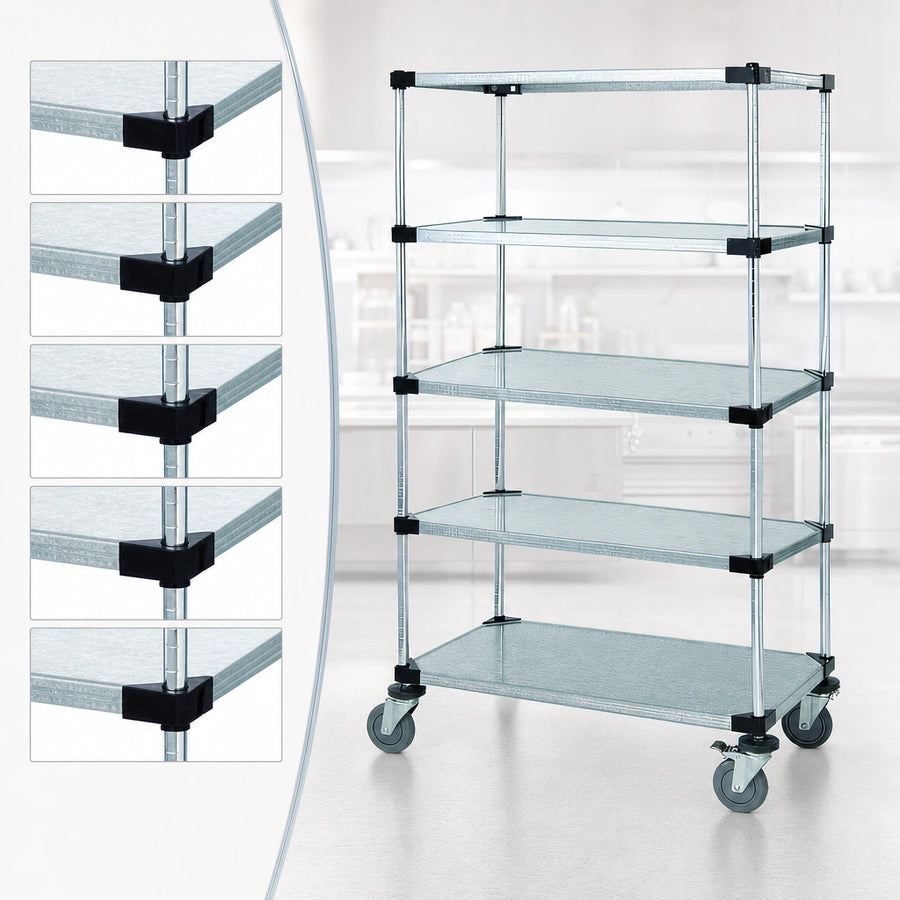 Five Solid Shelves