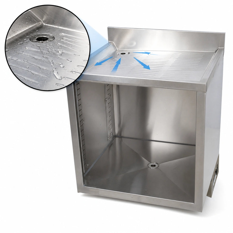 Pitched Drainboard Top