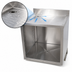 Thumbnail image #3 for BK Resources 24-Inch Stainless Steel Underbar Glass Rack Unit with Drainboard Top and Open Front Base